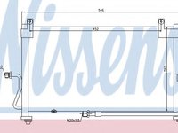 Condensator, climatizare DAEWOO MATIZ (KLYA) (1998 - 2016) NISSENS 94411 piesa NOUA