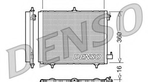 Condensator climatizare DCN21009 DENSO pentru