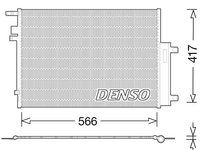 Condensator, climatizare DENSO DCN06017