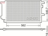 Condensator, climatizare DENSO DCN12003