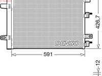 Condensator, climatizare DENSO DCN17063