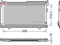 Condensator, climatizare DENSO DCN36006