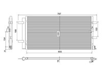 Condensator, climatizare E-KRAFT 1924005034