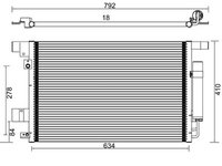 Condensator, climatizare E-KRAFT 1924005089