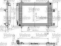 Condensator, climatizare fata (817526 VALEO) Citroen,PEUGEOT