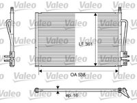 Condensator, climatizare fata (817664 VALEO) FORD,FORD AUSTRALIA