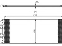 Condensator, climatizare FIAT DUCATO bus (250, 290) (2006 - 2020) NRF 35894