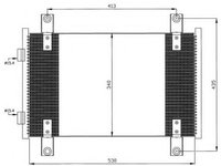 Condensator, climatizare FIAT DUCATO caroserie (244) (2002 - 2016) NRF 35501 piesa NOUA