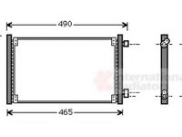 Condensator, climatizare FIAT SEICENTO (187), FIAT SEICENTO Van (187) - VAN WEZEL 17005223