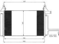 Condensator, climatizare FIAT STILO (192) (2001 - 2010) NRF 35495 piesa NOUA