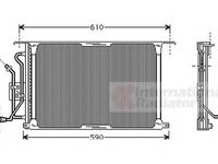 Condensator, climatizare FORD FIESTA Mk IV (JA_, JB_), MAZDA SOHO III (JASM, JBSM), FORD COURIER caroserie (J5_, J3_) - VAN WEZEL 18005258