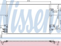 Condensator, climatizare FORD MONDEO III (B5Y) (2000 - 2007) NISSENS 94777 piesa NOUA