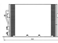 Condensator climatizare FORD MONDEO Mk II (BAP) - OEM - MAXGEAR: AC889241 - Cod intern: W02772403 - LIVRARE DIN STOC in 24 ore!!!