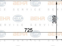 Condensator climatizare FORD TRANSIT CUSTOM caroserie - OEM - NRF: NRF35846|35846 - Cod intern: W02271201 - LIVRARE DIN STOC in 24 ore!!!