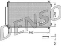Condensator, climatizare HONDA CR-V III (RE) (2006 - 2012) DENSO DCN40002 piesa NOUA