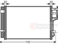 Condensator, climatizare HYUNDAI ELANTRA (FD), HYUNDAI i30 CW (FD), HYUNDAI AVANTE limuzina (HD) - VAN WEZEL 82005183