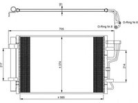 Condensator climatizare HYUNDAI i30 CW (FD) - OEM - MAXGEAR: AC836841 - Cod intern: W02771884 - LIVRARE DIN STOC in 24 ore!!!