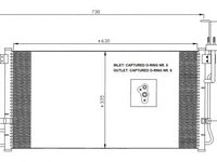 Condensator climatizare HYUNDAI SANTA FE I - Cod intern: W20088588 - LIVRARE DIN STOC in 24 ore!!!