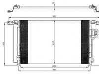 Condensator climatizare HYUNDAI SANTA FE II - Cod intern: W20139159 - LIVRARE DIN STOC in 24 ore!!!