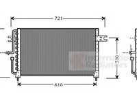 Condensator, climatizare HYUNDAI SONATA (Y-2) - VAN WEZEL 82005035