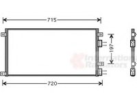 Condensator, climatizare IVECO DAILY III caroserie inchisa/combi, IVECO DAILY III platou / sasiu - VAN WEZEL 28005058