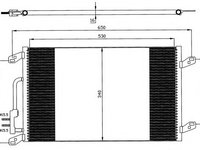 Condensator climatizare LANCIA DELTA Mk II (836) - Cod intern: W20088706 - LIVRARE DIN STOC in 24 ore!!!