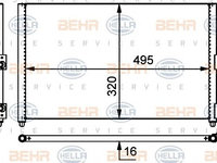 Condensator climatizare LANCIA MUSA (350) - Cod intern: W20088629 - LIVRARE DIN STOC in 24 ore!!!