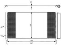 Condensator, climatizare LANCIA YPSILON (843) (2003 - 2011) NRF 35500 piesa NOUA