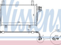 Condensator, climatizare MAZDA CX-5 (KE, GH) (2011 - 2016) NISSENS 940327 piesa NOUA