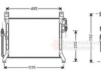 Condensator, climatizare MAZDA PROCEED/DRIFTER (UF) - VAN WEZEL 27005131