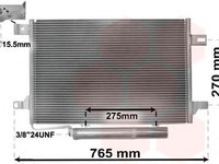 Condensator, climatizare MERCEDES A-CLASS (W169) (2004 - 2012) VAN WEZEL 30005382 piesa NOUA