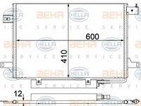 Condensator, climatizare MERCEDES-BENZ A-CLASS (W169), MERCEDES-BENZ B-CLASS (W245) - HELLA 8FC 351 301-671