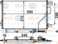 Condensator climatizare MERCEDES-BENZ C-CLASS (W203) - Cod intern: W20088834 - LIVRARE DIN STOC in 24 ore!!!