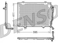 Condensator, climatizare MERCEDES-BENZ C-CLASS limuzina (W202), MERCEDES-BENZ C-CLASS Break (S202), MERCEDES-BENZ CLK (C208) - DENSO DCN17016