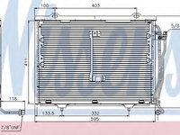 Condensator, climatizare MERCEDES-BENZ C-CLASS (W202) (1993 - 2000) NISSENS 94426