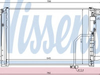 Condensator, climatizare MERCEDES-BENZ C-CLASS (W204) (2007 - 2014) NISSENS 940035