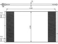 Condensator, climatizare MERCEDES-BENZ CITAN Tila-Auto (415) (2012 - 2016) NRF 35902