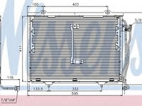 Condensator, climatizare MERCEDES-BENZ CLK (C208) (1997 - 2002) NISSENS 94426