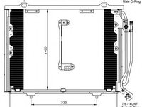 Condensator, climatizare MERCEDES-BENZ CLK Cabriolet (A208) (1998 - 2002) NRF 35215
