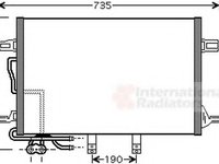 Condensator, climatizare MERCEDES-BENZ E-CLASS limuzina (W211), MERCEDES-BENZ E-CLASS T-Model (S211), MERCEDES-BENZ CLS (C219) - VAN WEZEL 30005307