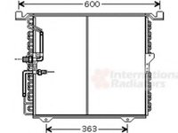 Condensator, climatizare MERCEDES-BENZ G-CLASS (W463) - VAN WEZEL 30005388