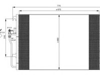 Condensator, climatizare MERCEDES-BENZ SPRINTER 5-t caroserie (906) (2006 - 2016) NRF 35849