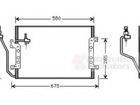 Condensator, climatizare MERCEDES-BENZ VANEO (414) - VAN WEZEL 30005330