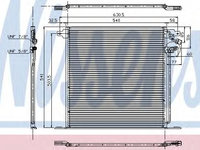 Condensator, climatizare MERCEDES-BENZ VITO caroserie (638) (1997 - 2003) NISSENS 94226