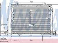 Condensator, climatizare MERCEDES CLK (C208) (1997 - 2002) NISSENS 94284 piesa NOUA