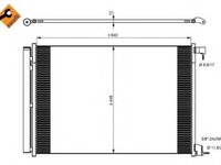 Condensator, climatizare MERCEDES S-CLASS (W222, V222, X222) (2013 - 2016) NRF 350082 piesa NOUA