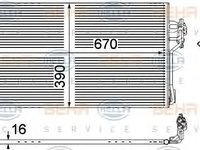 Condensator climatizare MERCEDES VITO/VIANO 03- CDI - Cod intern: W20088768 - LIVRARE DIN STOC in 24 ore!!!