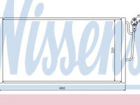 Condensator, climatizare MINI MINI (R56) (2006 - 2013) NISSENS 940118 piesa NOUA