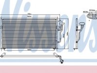 Condensator, climatizare MITSUBISHI CARISMA (DA) (1995 - 2006) NISSENS 94433 piesa NOUA