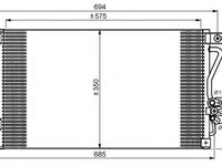 Condensator, climatizare MITSUBISHI L 200 (K7, K6) (1996 - 2007) NRF 35756 piesa NOUA